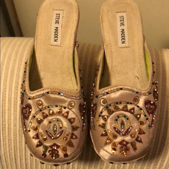 Steve Madden Shoes - Steve Madden Beaded Clogs